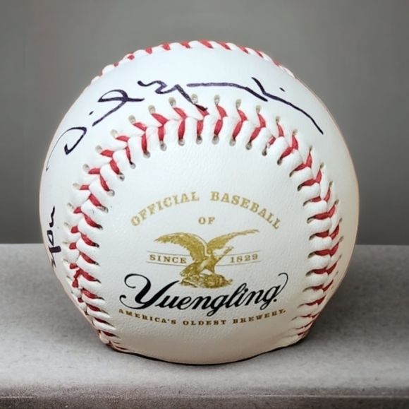 Autographed by Billionaire Dick Yuengling Offical Baseball of Yuengling - Picture 2 of 9